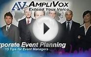 15 Corporate Event Management Tips: Guide to Planning and
